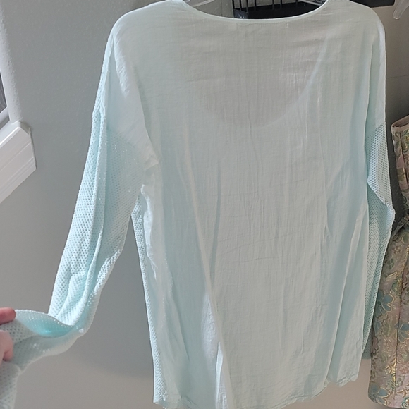 Michael Stars net and linen back - Picture 3 of 4